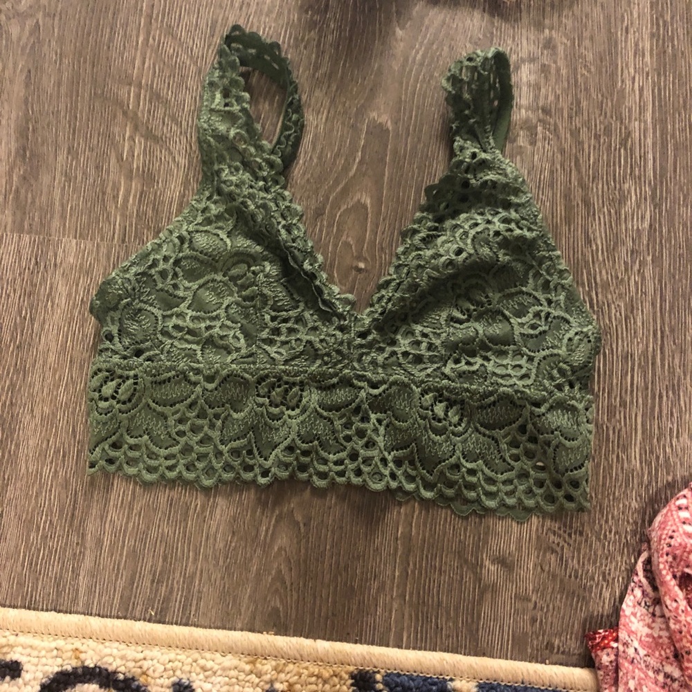 Aerie green bralette